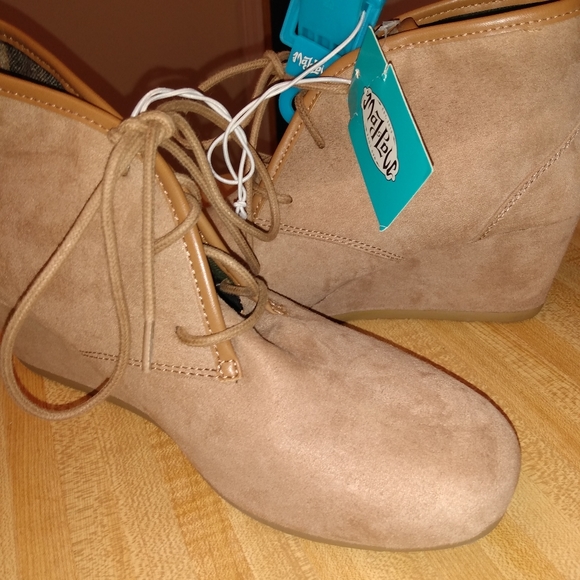 Ladies wedge booties - Picture 1 of 8